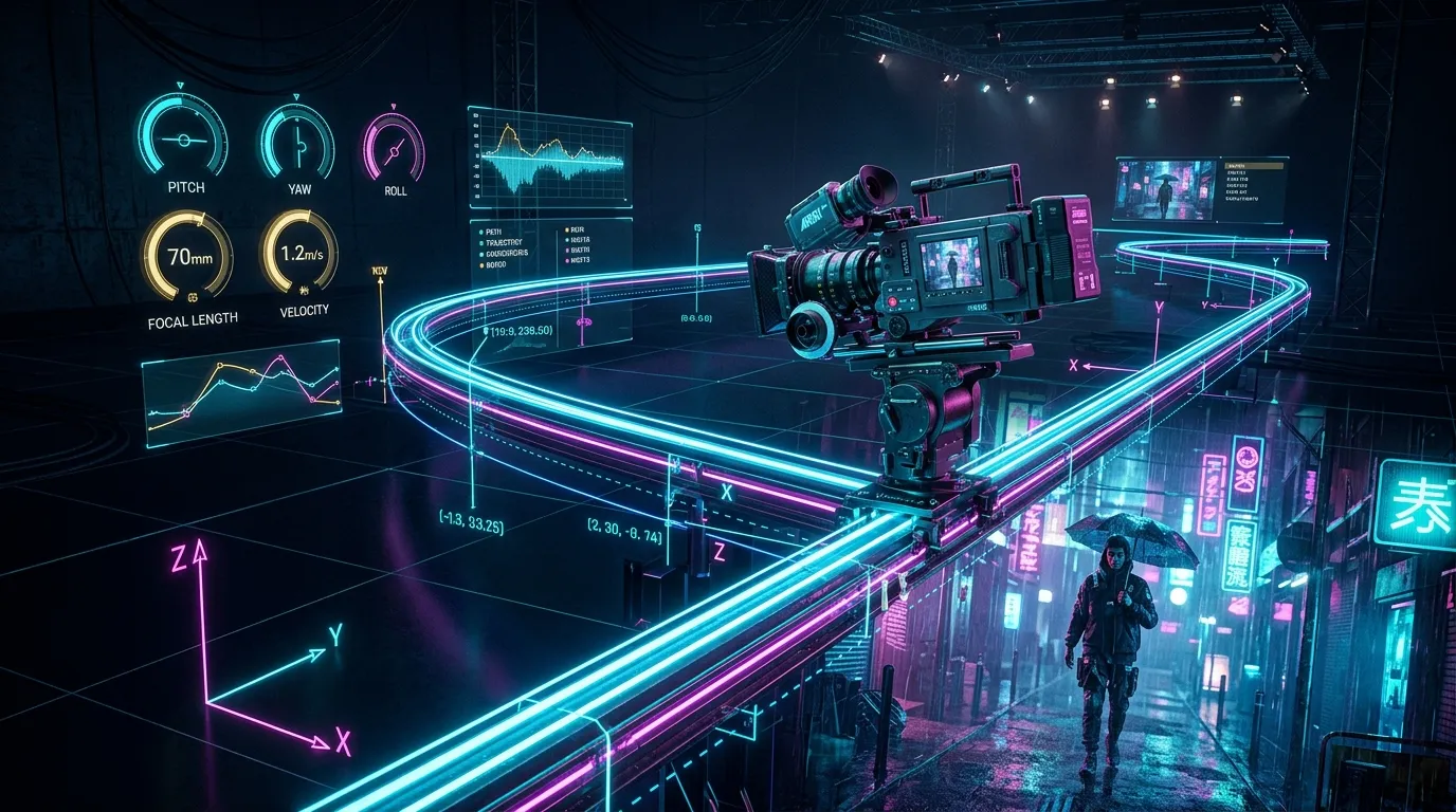 Higgsfield 3D Camera Trajectory Control and Viewport Spline Interpolation