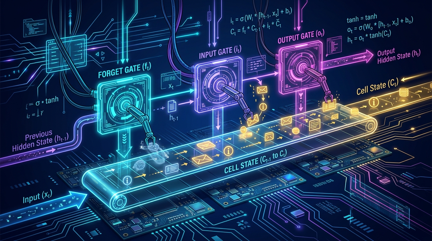 Part 2: Why LSTMs Were Needed: Conquering RNN Amnesia, Memory Conveyor Belts, and Gated Doors