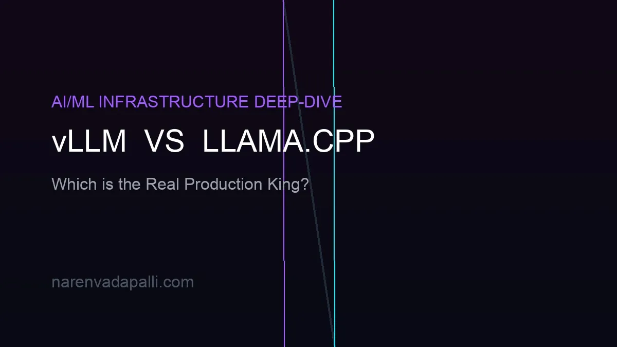 vLLM vs. llama.cpp: Which is the Real Production King?