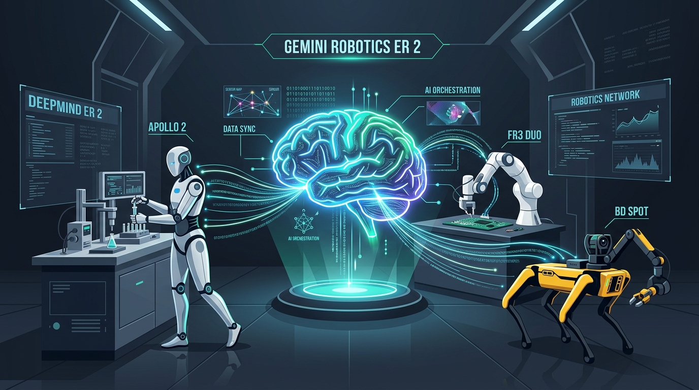 Google DeepMind's Gemini Robotics ER 2: The High-Level Brain for Physical AI and Multi-Robot Collaboration