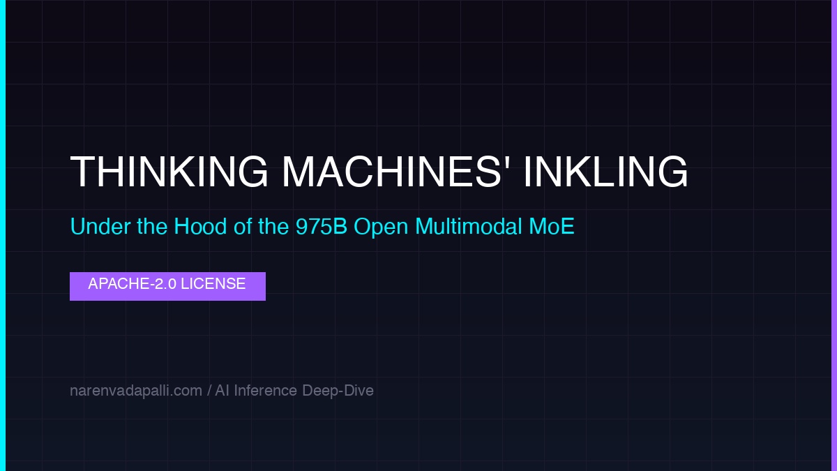 Thinking Machines' Inkling: Under the Hood of the 975B Parameter Open Multimodal MoE