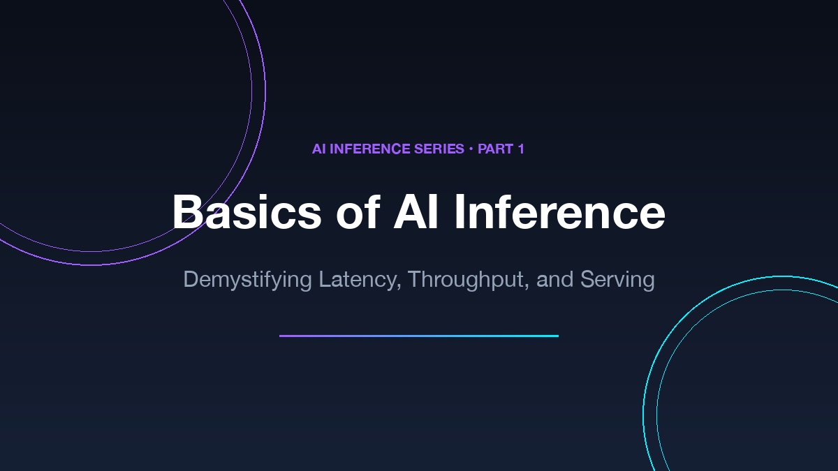 Basics of AI Inference: Demystifying Latency, Throughput, and Serving