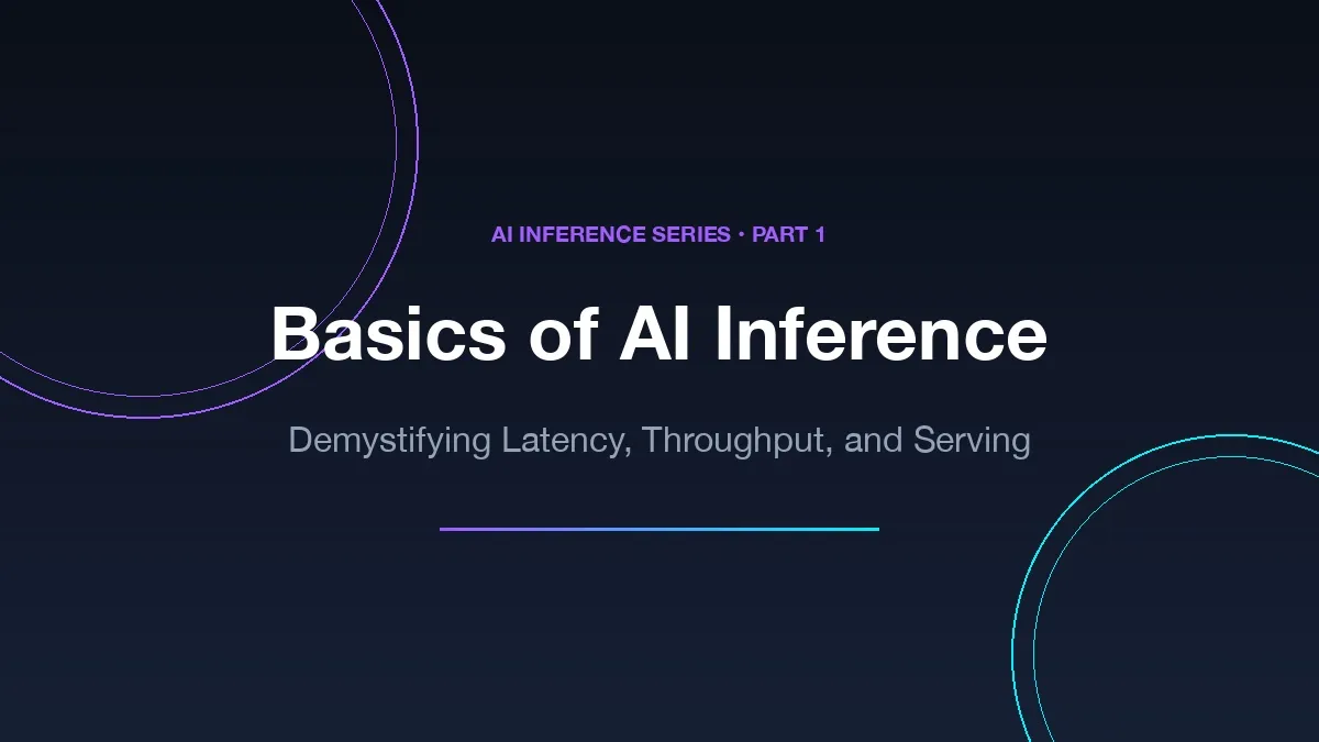 Basics of AI Inference: Demystifying Latency, Throughput, and Serving