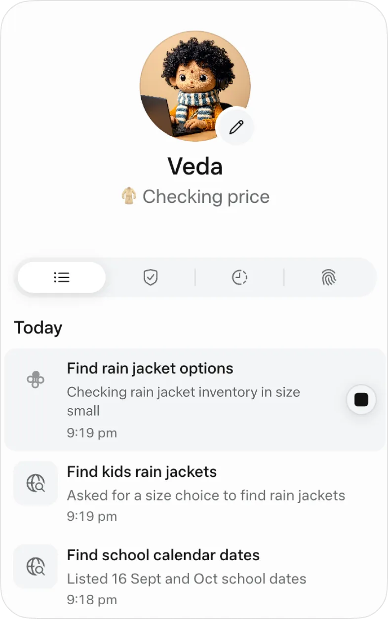 Status & Activity View