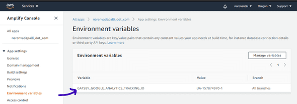 add tracking ID in env var 3